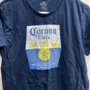 corona blue t shirt
